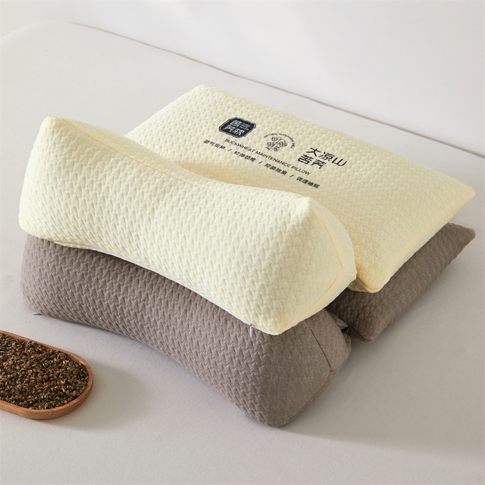 （总）大熊枕芯 2025新款大凉山苦荞全荞麦壳 三角组合款荞麦枕