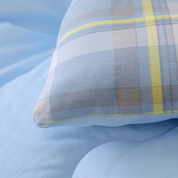 91家纺网 家纺一手货源 找家纺 善嘉澜家纺旗舰店 2025新款全棉A类直播热款全网最低价春秋被 松韵蓝