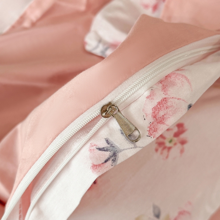 91家纺网 家纺一手货源 找家纺 善嘉澜家纺旗舰店 2025 新款全棉直播爆款四件套 金花如梦