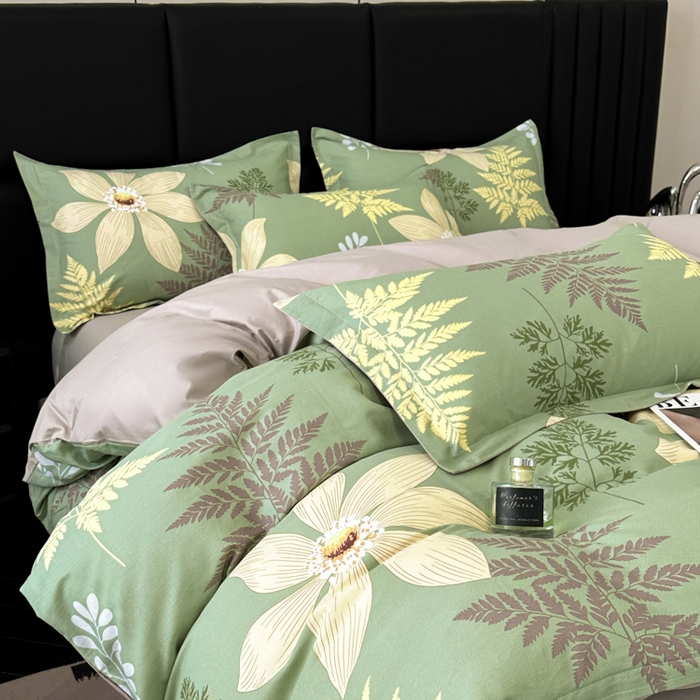 91家纺网 家纺一手货源 找家纺 善嘉澜家纺旗舰店 2025 新款全棉直播爆款四件套 锦绣花期