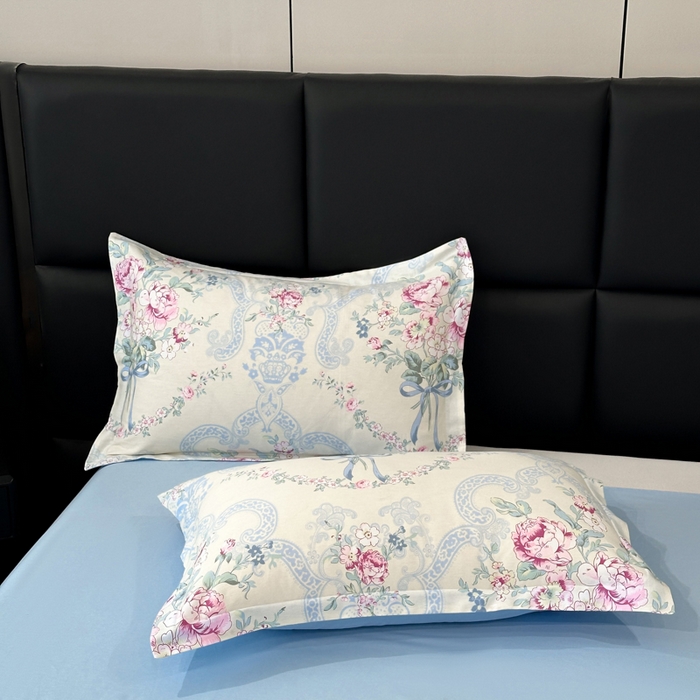 91家纺网 家纺一手货源 找家纺 善嘉澜家纺旗舰店 2025 新款全棉直播爆款四件套 琉璃如梦