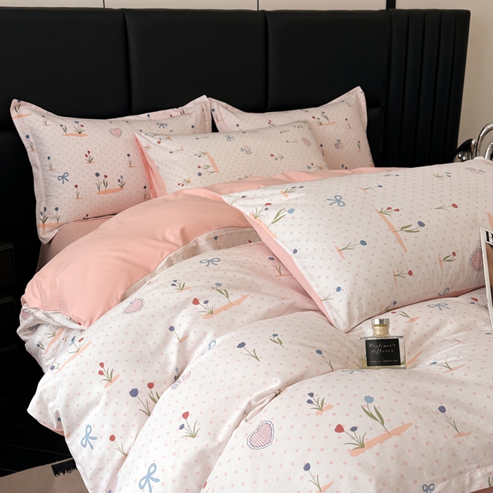 91家纺网 家纺一手货源 找家纺 善嘉澜家纺旗舰店 2025 新款全棉直播爆款四件套 觅香少女