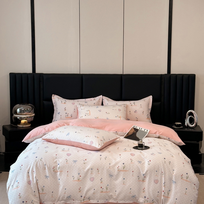 91家纺网 家纺一手货源 找家纺 善嘉澜家纺旗舰店 2025 新款全棉直播爆款四件套 觅香少女