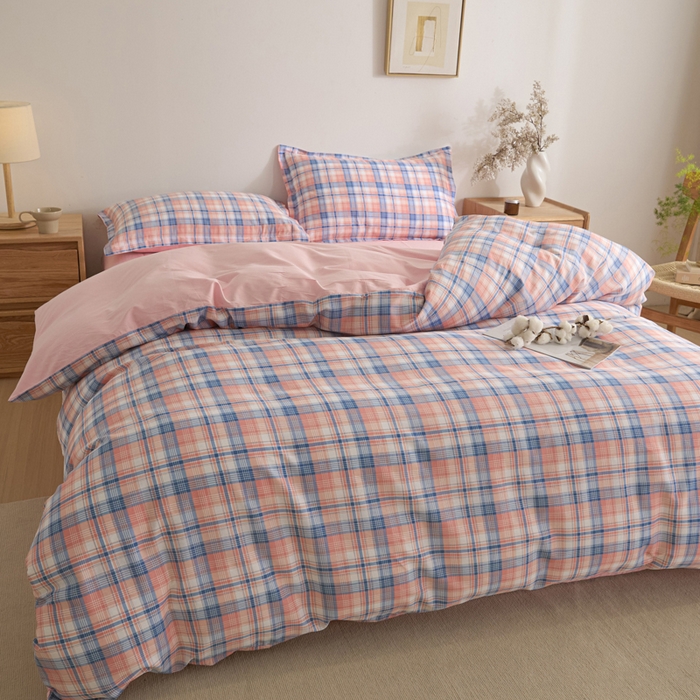 91家纺网 家纺一手货源 找家纺 善嘉澜家纺旗舰店 2025 新款全棉直播爆款四件套 松韵粉