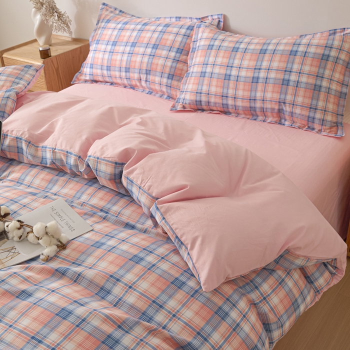 91家纺网 家纺一手货源 找家纺 善嘉澜家纺旗舰店 2025 新款全棉直播爆款四件套 松韵粉