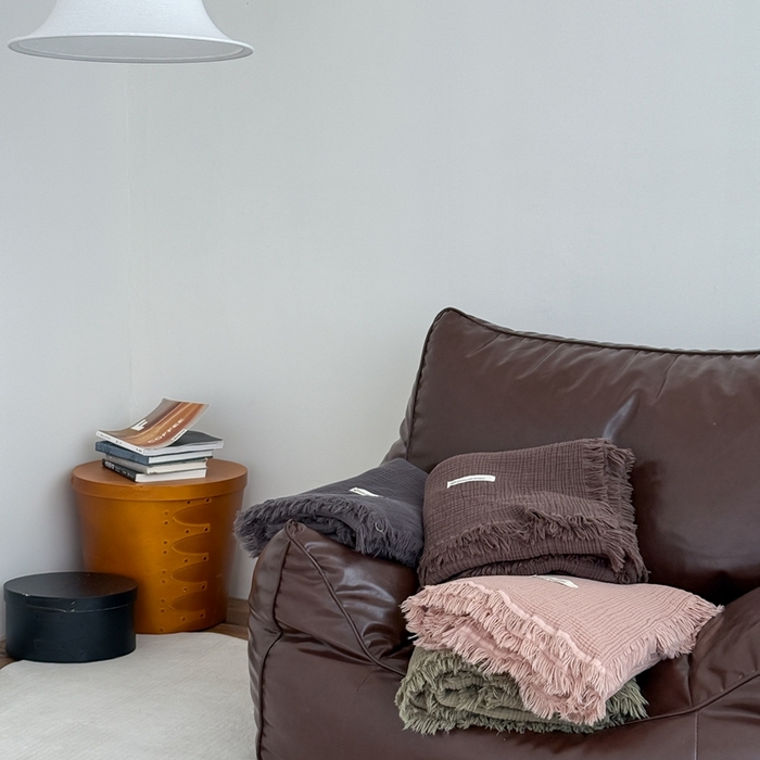 91家纺网 家纺一手货源 找家纺 山舍家居 2025新款全棉四层纱流苏盖毯第三批沙发图 组合