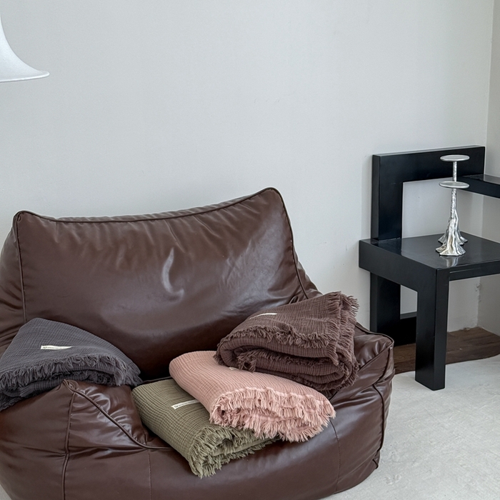 91家纺网 家纺一手货源 找家纺 山舍家居 2025新款全棉四层纱流苏盖毯第三批沙发图 组合