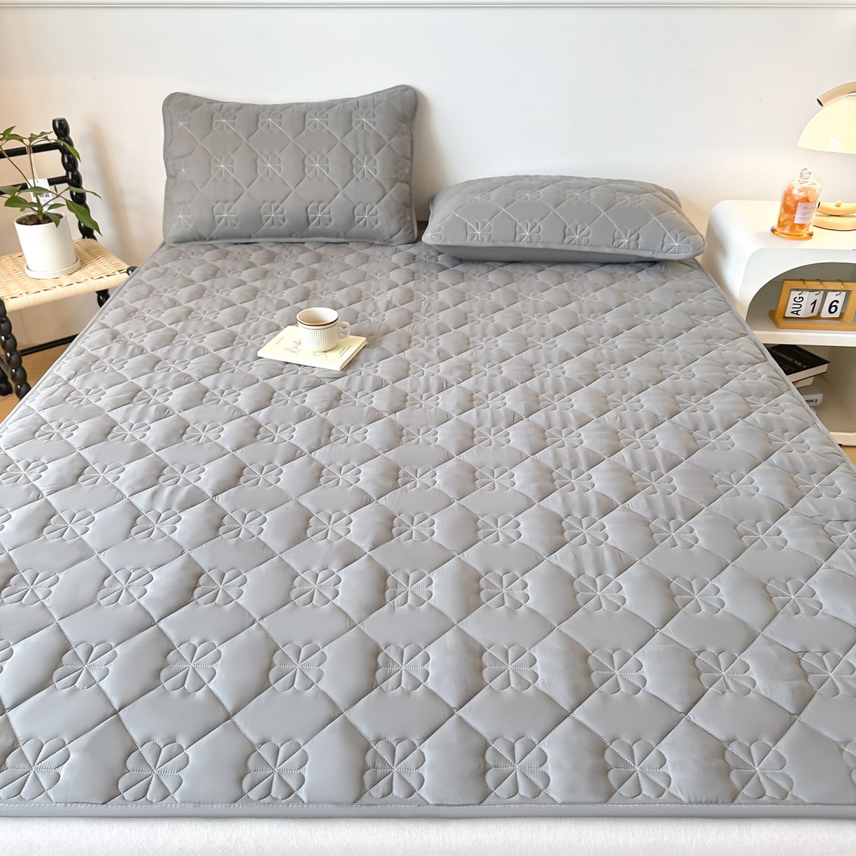 91家纺网 家纺一手货源 找家纺 （总）恒尚居 2025新款大豆抗菌床垫床护垫软垫床褥子防滑学生软床垫四季款-格林