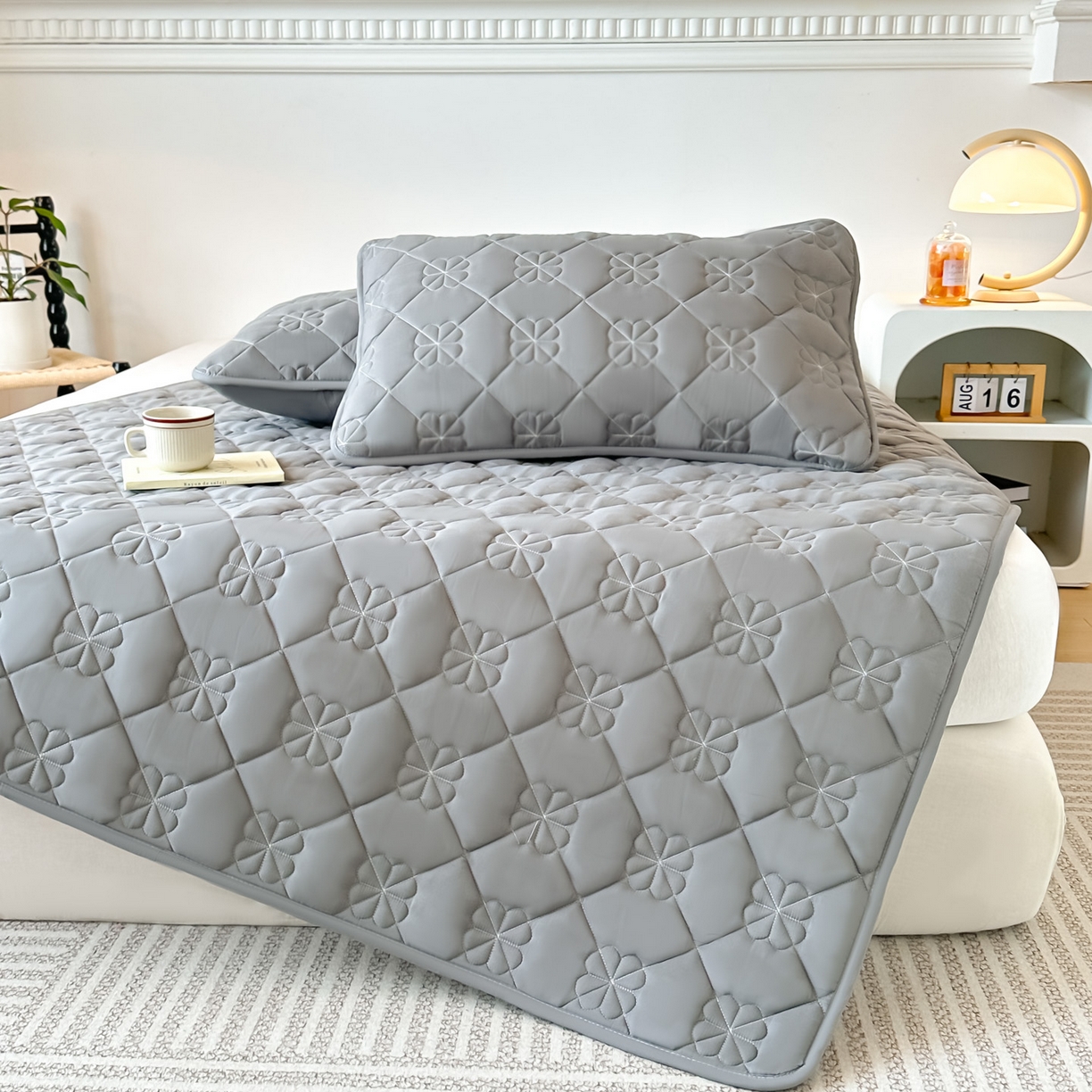 91家纺网 家纺一手货源 找家纺 （总）恒尚居 2025新款大豆抗菌床垫床护垫软垫床褥子防滑学生软床垫四季款-格林