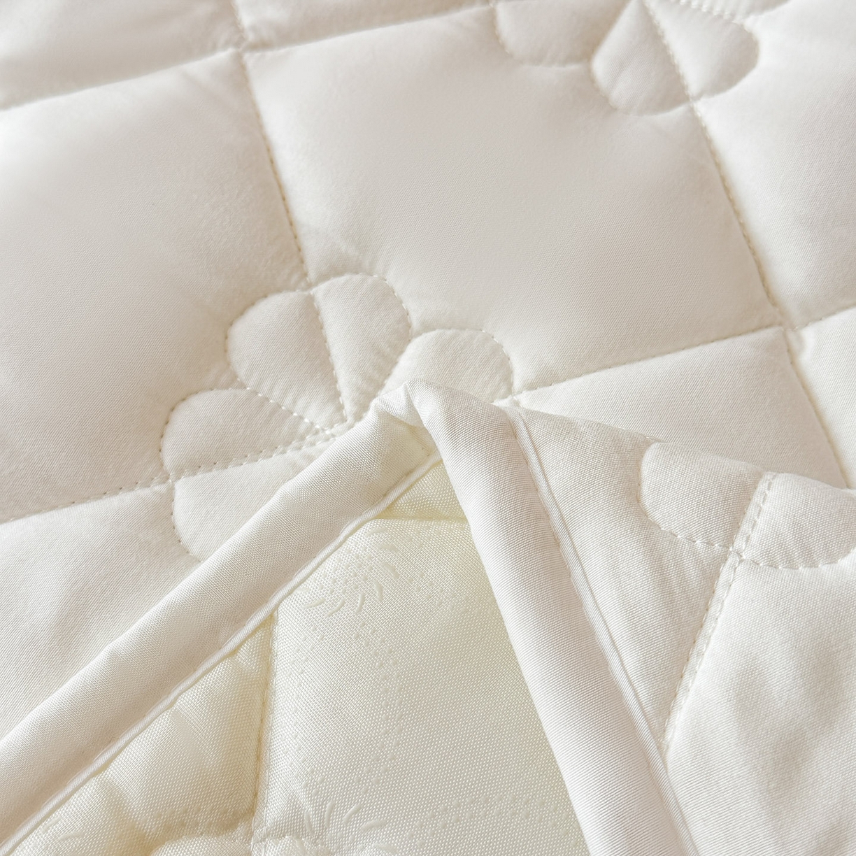 91家纺网 家纺一手货源 找家纺 恒尚居 2025新款大豆抗菌床垫床护垫软垫床褥子防滑学生软床垫四季款-格林 格林-米白