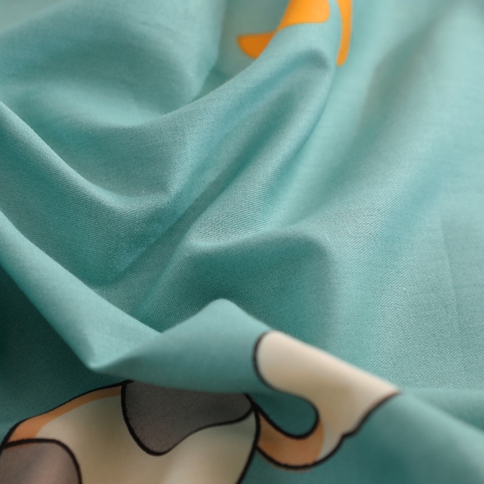 91家纺网 家纺一手货源 找家纺 2025新款40s简欧全棉纯棉印花多规格系列四件套 奔跑吧小鹿-兰