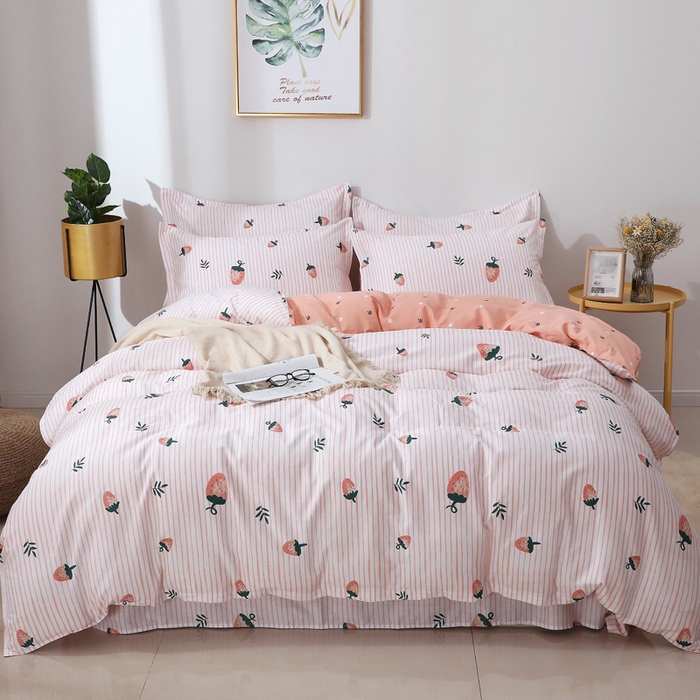 2025新款40s简欧全棉纯棉印花多规格系列四件套 阿花田