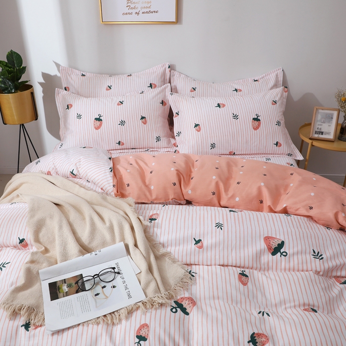 91家纺网 家纺一手货源 找家纺 2025新款40s简欧全棉纯棉印花多规格系列四件套 阿花田