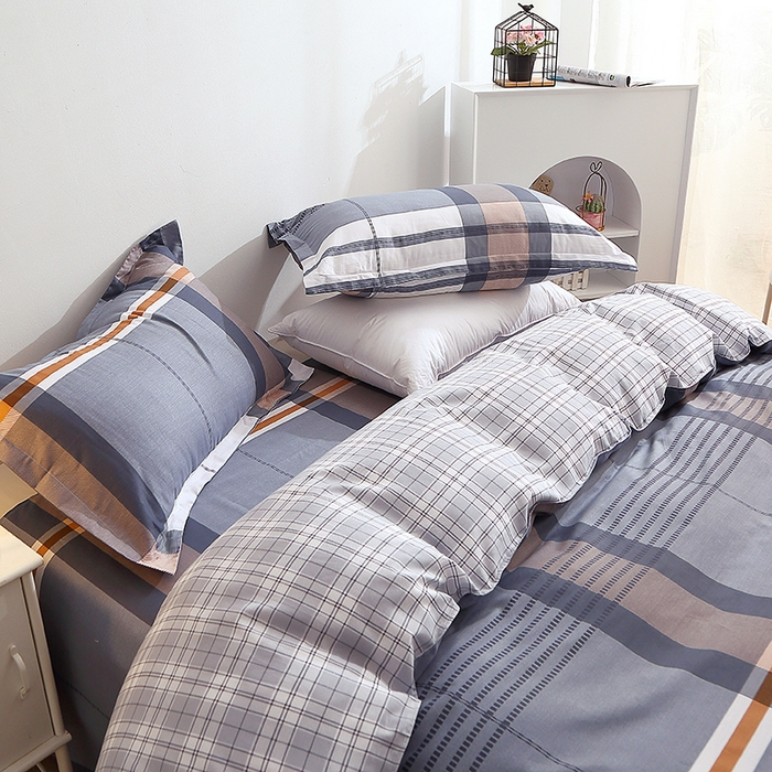 91家纺网 家纺一手货源 找家纺 2025新款40s简欧全棉纯棉印花多规格系列四件套 汤布朗