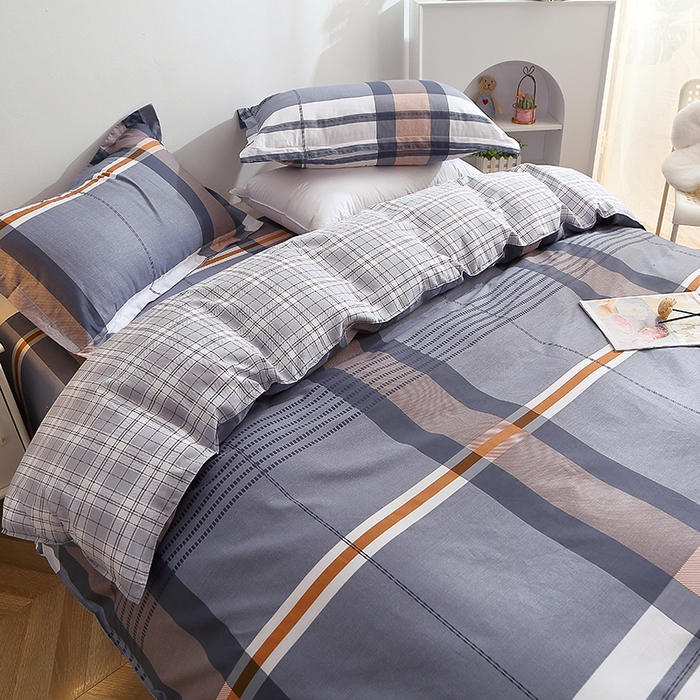 91家纺网 家纺一手货源 找家纺 2025新款40s简欧全棉纯棉印花多规格系列四件套 汤布朗