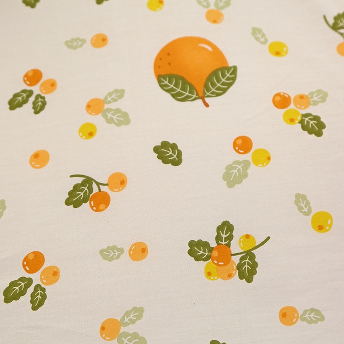 91家纺网 家纺一手货源 找家纺 2025新款40s简欧全棉纯棉印花多规格系列四件套 砂糖橘