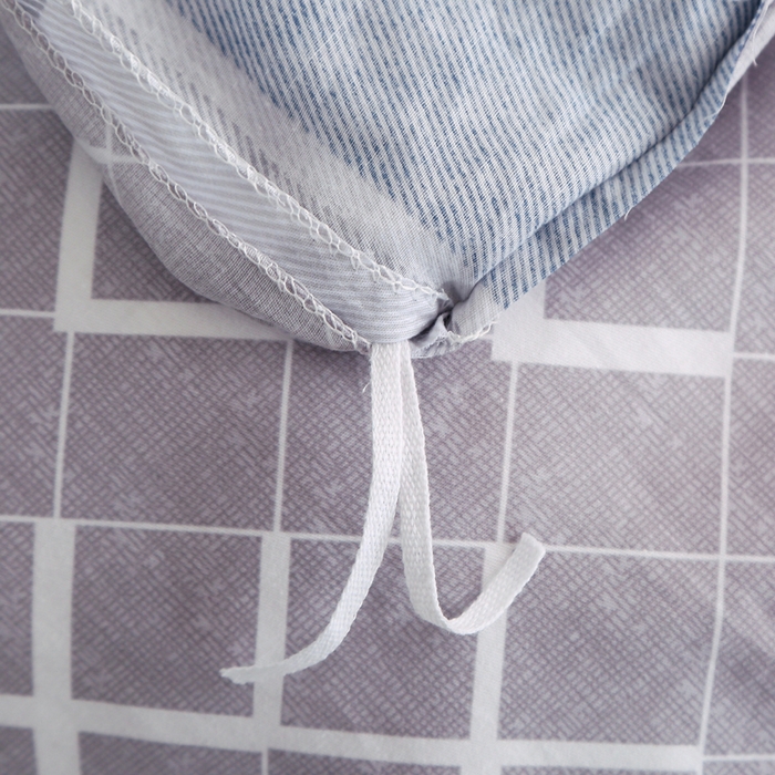 91家纺网 家纺一手货源 找家纺 2025新款40s简欧全棉纯棉印花多规格系列四件套 念之以蓝