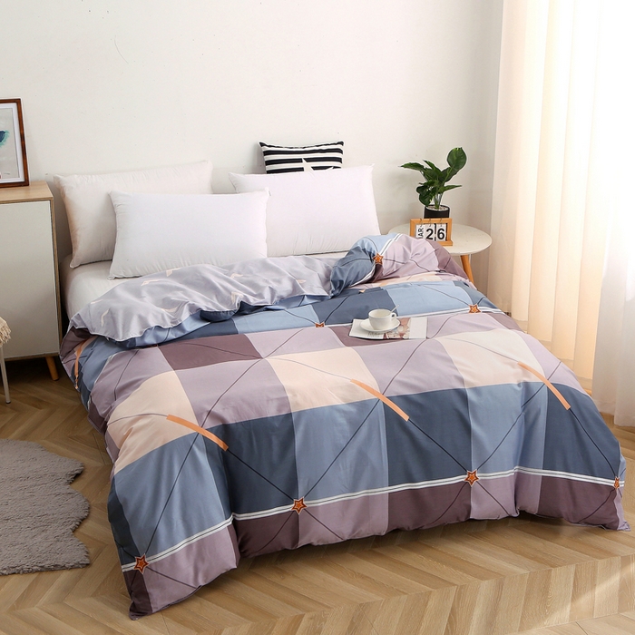 91家纺网 家纺一手货源 找家纺 2025新款40s简欧全棉纯棉印花多规格系列四件套 简爱