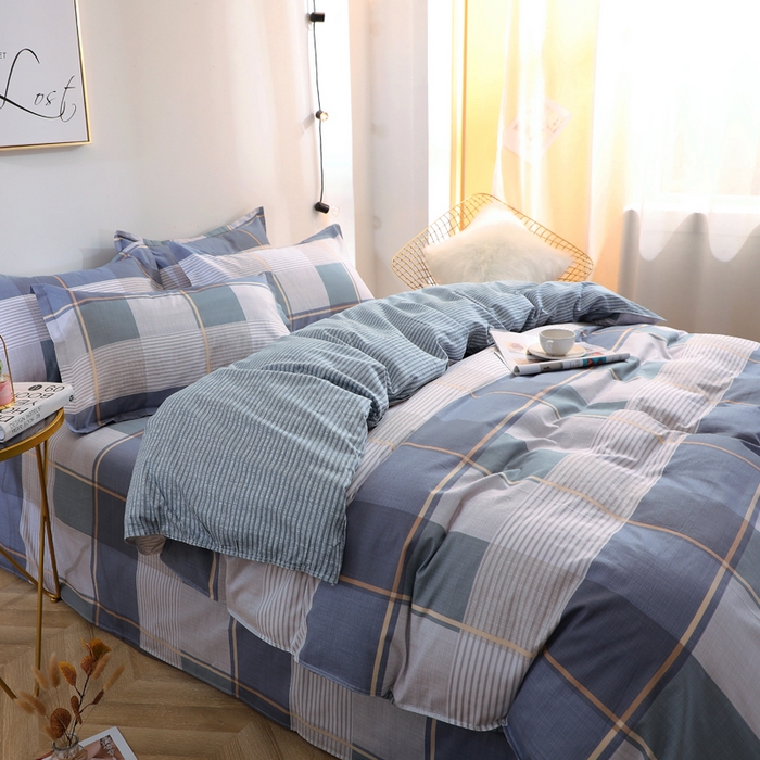 91家纺网 家纺一手货源 找家纺 2025新款40s简欧全棉纯棉印花多规格系列四件套 古典风雅