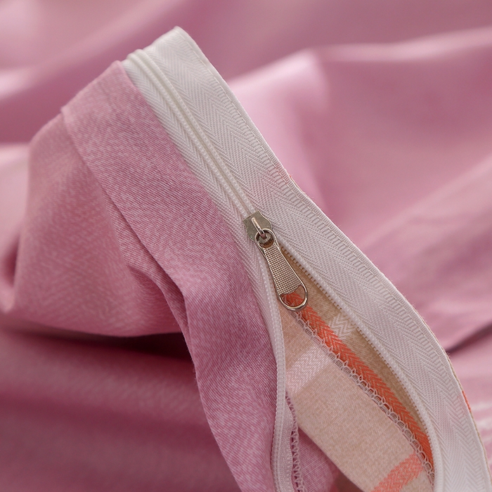 91家纺网 家纺一手货源 找家纺 2025新款40s简欧全棉纯棉印花多规格系列四件套 风吹麦浪-紫