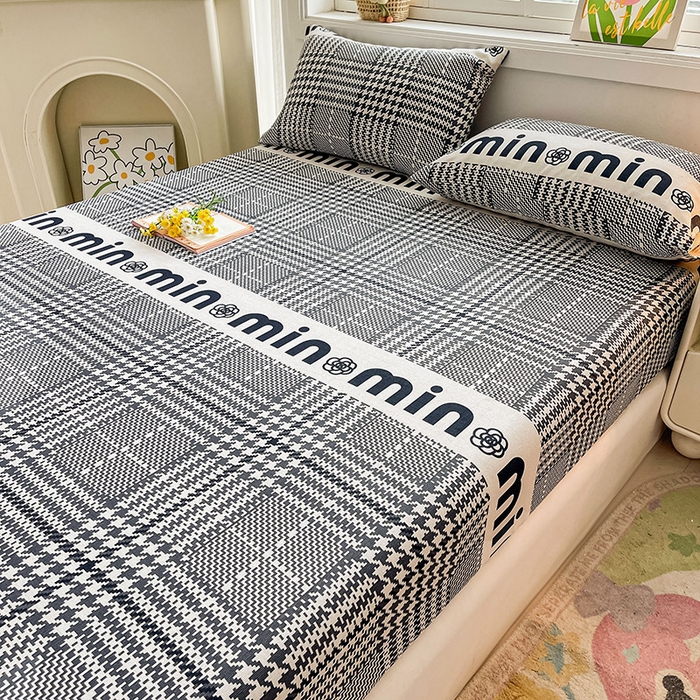 91家纺网 家纺一手货源 找家纺 （总）晓时候 2025新款老粗布凉席床笠凉席