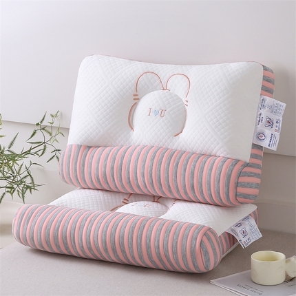 91家纺网 家纺一手货源 找家纺 （总）珍贝家纺 2025新款兔耳牵引枕 枕头枕芯