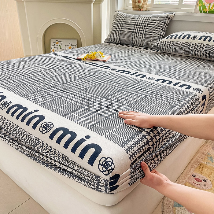 91家纺网 家纺一手货源 找家纺 （总）晓时候 2025新款老粗布凉席床笠凉席