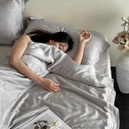 （总）玉宇阁家居 2025新款60S天丝大提花夏被夏凉被空调被四件套