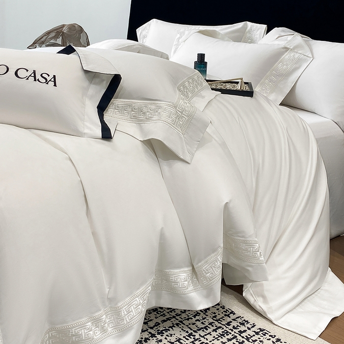 91家纺网 家纺一手货源 找家纺 （总）星蕴家纺 2025新款100支双股长绒棉全棉纯棉刺绣四件套-柏林系列【最低控价券后288元！会员标准220，加大240，床笠+10元】