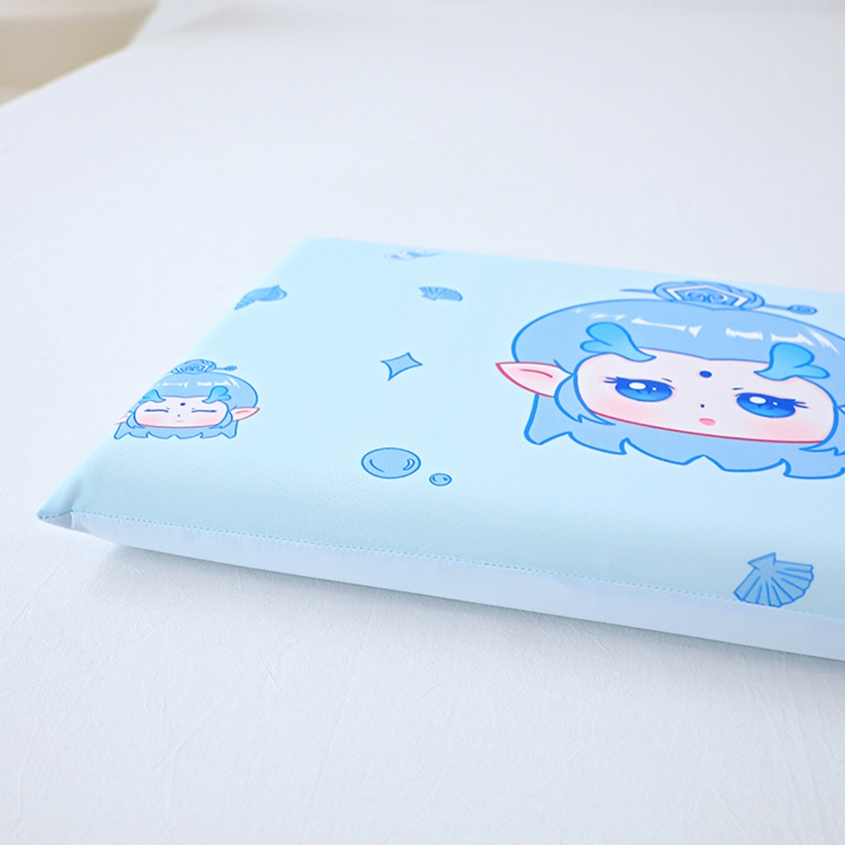 91家纺网 家纺一手货源 找家纺 八零年代 2025新款A类小凉皮儿童护颈枕慢回弹记忆枕学生午睡枕枕头枕芯 丙丙 30*50*5cm适合3-15岁