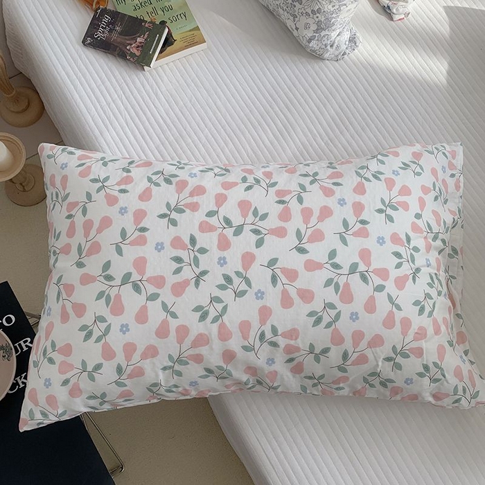 91家纺网 家纺一手货源 找家纺 （总）柚可家居 2024新款全棉双层纱枕套-碎花系列