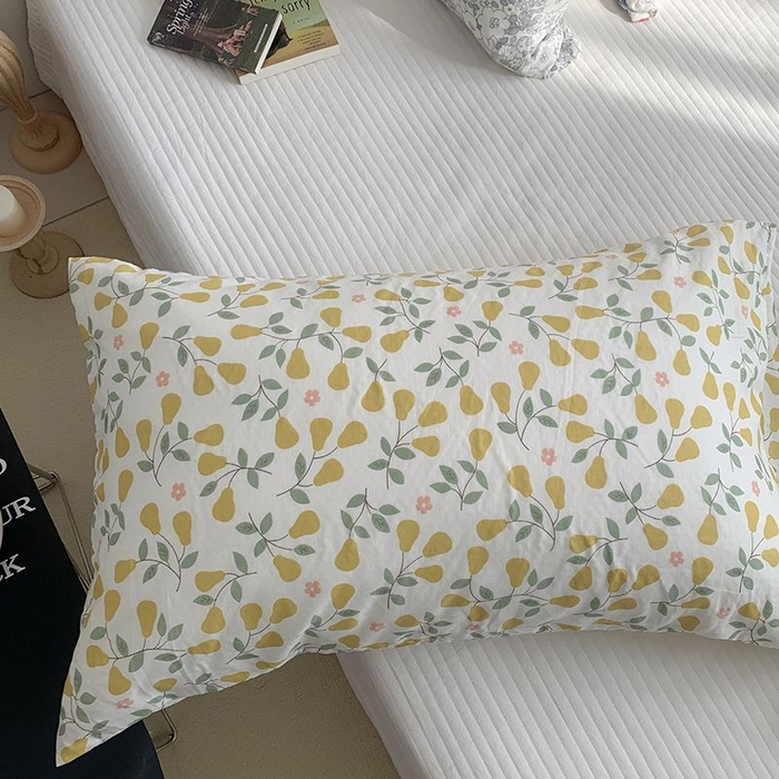 91家纺网 家纺一手货源 找家纺 （总）柚可家居 2024新款全棉双层纱枕套-碎花系列