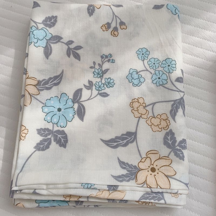 91家纺网 家纺一手货源 找家纺 柚可家居 2024新款全棉双层纱枕套-碎花系列 依晴