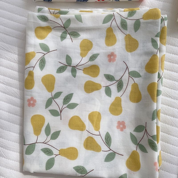 91家纺网 家纺一手货源 找家纺 柚可家居 2024新款全棉双层纱枕套-碎花系列 遇见爱黄