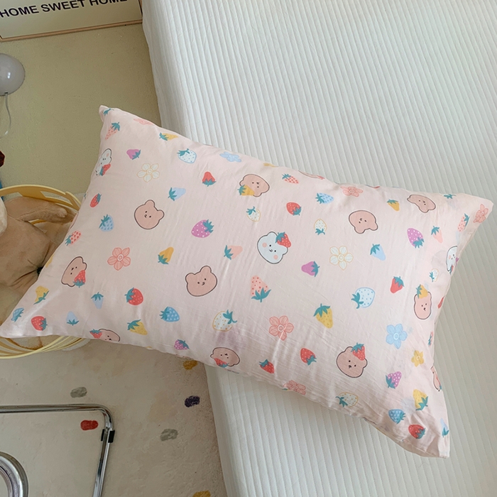 （总）柚可家居 2024新款全棉双层纱枕套-卡通系列