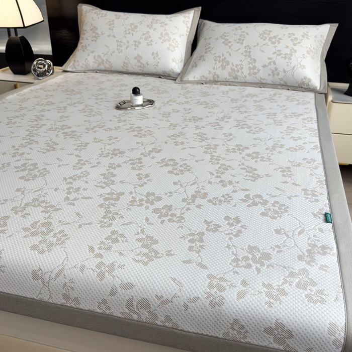 91家纺网 家纺一手货源 找家纺 席世家 2025新款A类凉感冰豆豆凉席-花卉卡通系列 花漾