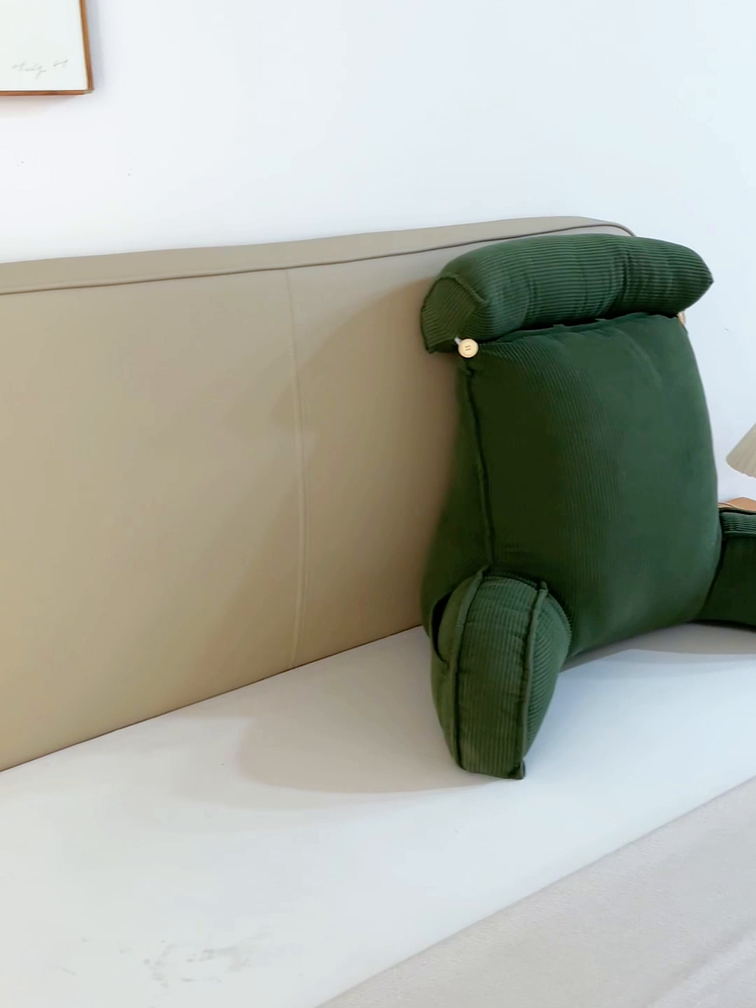 91家纺网 家纺一手货源 找家纺 （总）沐沐家纺 2026新款灯芯绒护腰靠背