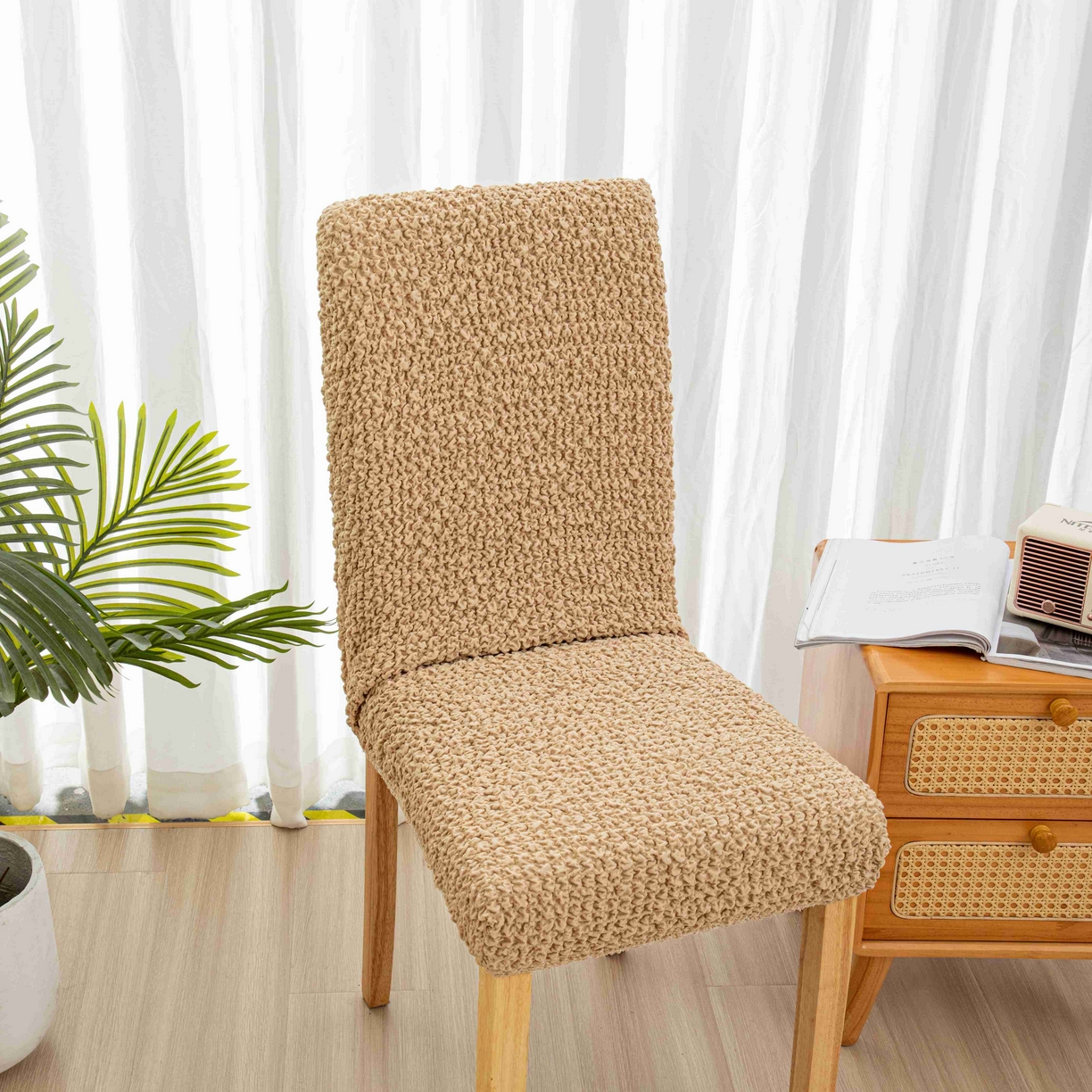 91家纺网 家纺一手货源 找家纺 （总）沐沐家纺 2026新款奶油云纱椅套