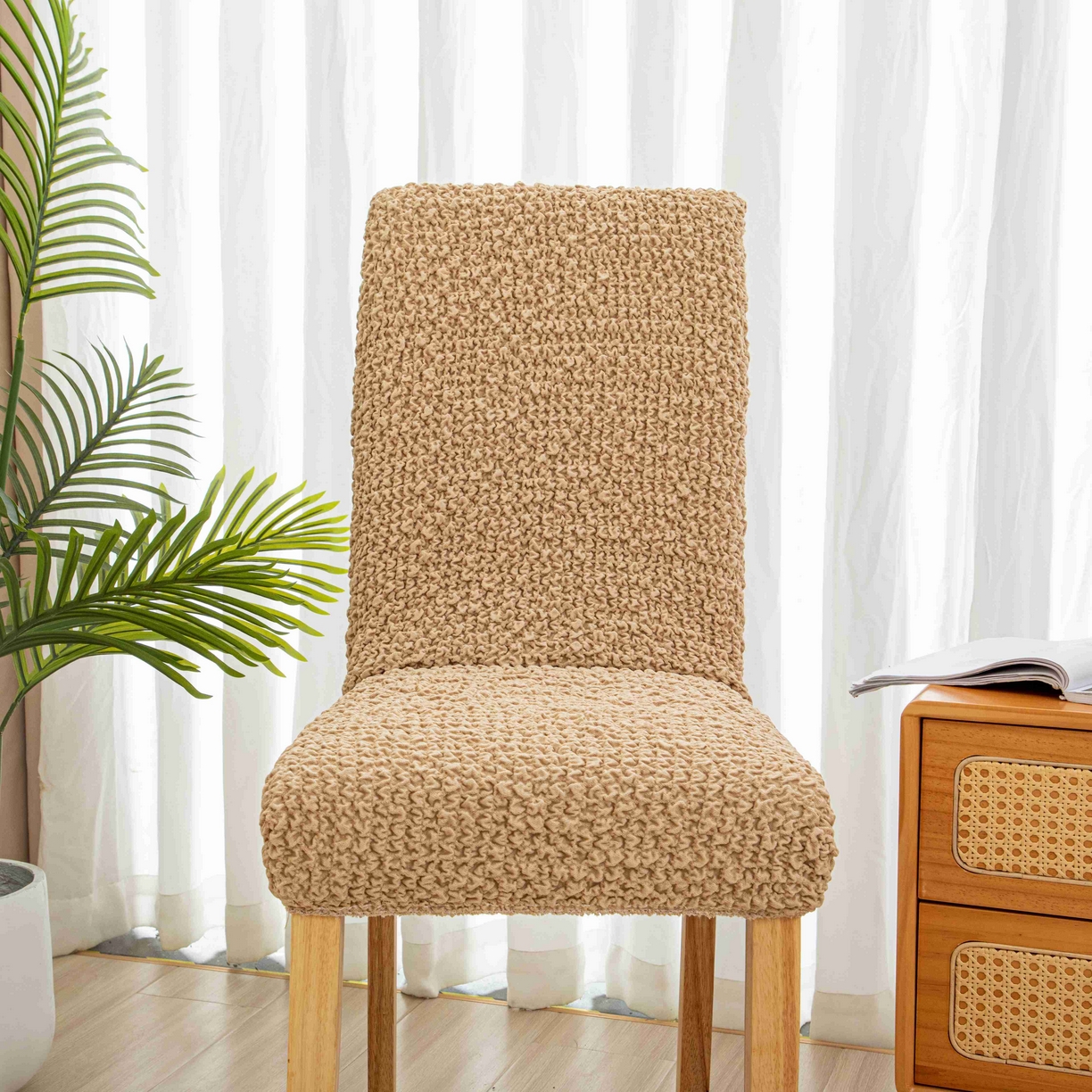 91家纺网 家纺一手货源 找家纺 （总）沐沐家纺 2026新款奶油云纱椅套