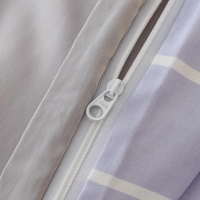 91家纺网 家纺一手货源 找家纺 安莱生活2025春夏新款天丝棉四件套 线条小狗-蓝