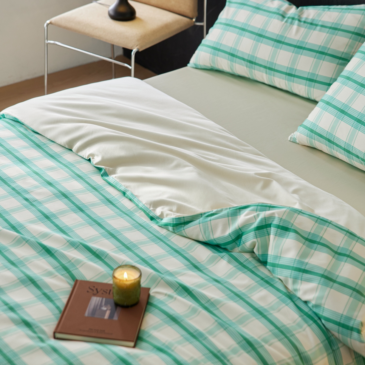 91家纺网 家纺一手货源 找家纺 安莱生活2025春夏新款天丝棉四件套 夏日格调