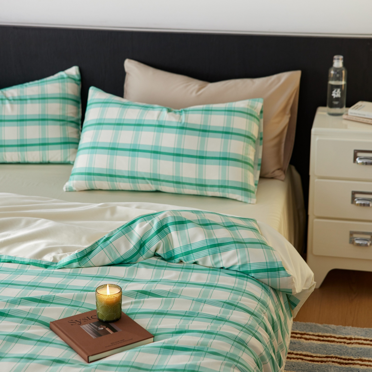 91家纺网 家纺一手货源 找家纺 安莱生活2025春夏新款天丝棉四件套 夏日格调