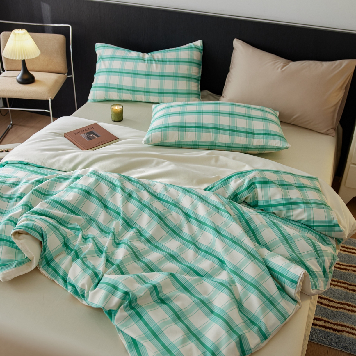 91家纺网 家纺一手货源 找家纺 安莱生活2025春夏新款天丝棉四件套 夏日格调