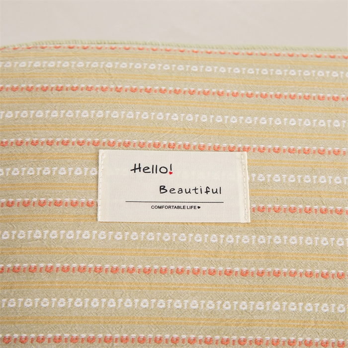 91家纺网 家纺一手货源 找家纺 金牛2025新款荞麦枕全棉提花睡眠科技肩颈养护枕全荞麦壳枕头+枕芯 全棉提花肩颈养护枕35×55-翠绿