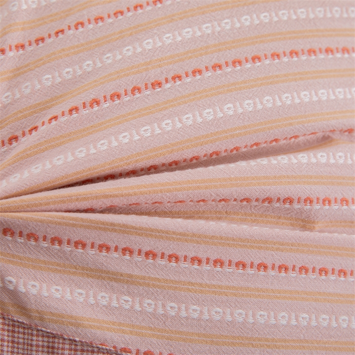 91家纺网 家纺一手货源 找家纺 金牛2025新款荞麦枕全棉提花睡眠科技肩颈养护枕全荞麦壳枕头+枕芯 全棉提花肩颈养护枕35×55-粉色