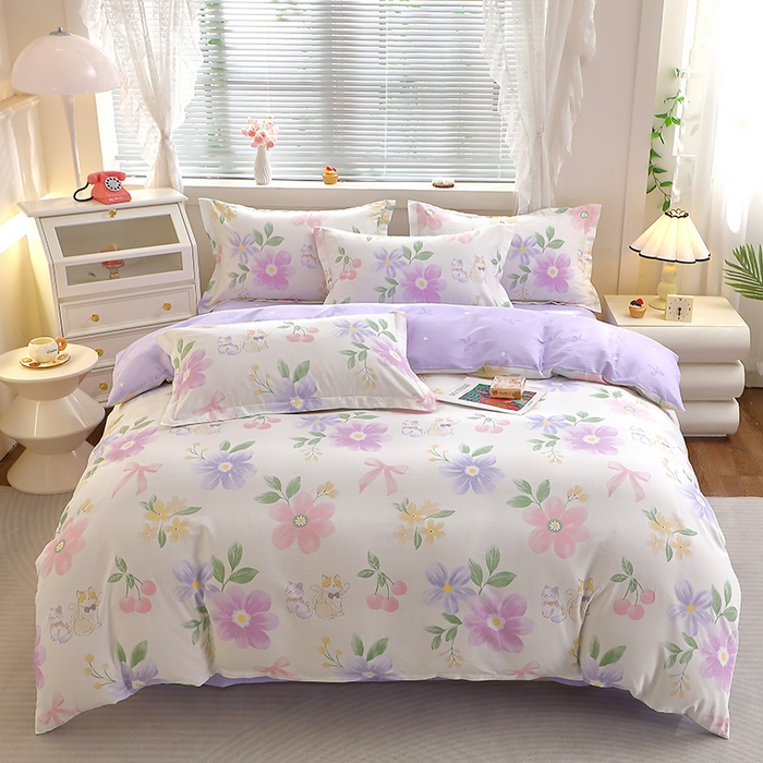 91家纺网 家纺一手货源 找家纺 （总）牧笛缘家纺 2025新款全棉12868单被套