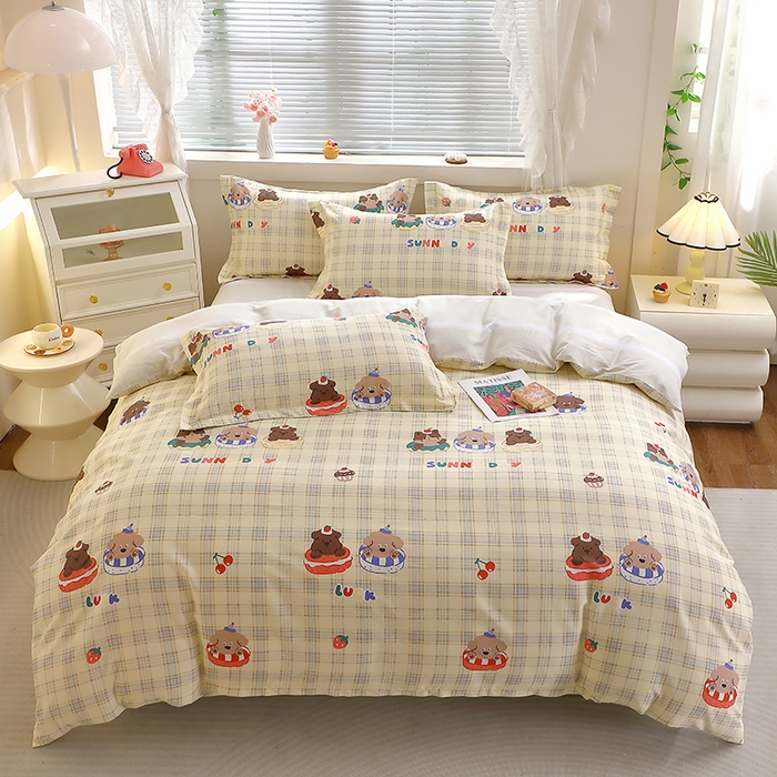 91家纺网 家纺一手货源 找家纺 （总）牧笛缘家纺 2025新款全棉12868单被套