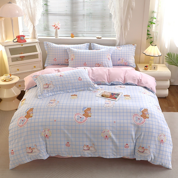 91家纺网 家纺一手货源 找家纺 （总）牧笛缘家纺 2025新款全棉12868单被套