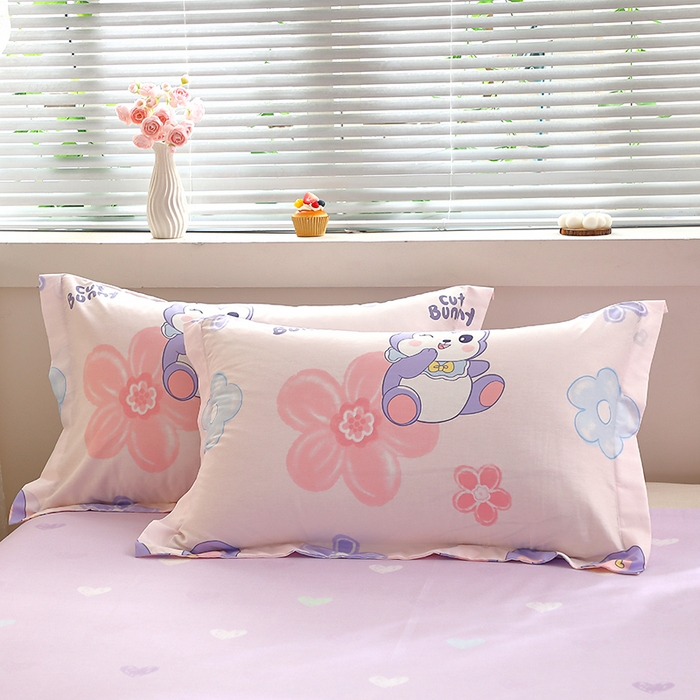 91家纺网 家纺一手货源 找家纺 （总）牧笛缘家纺 2025新款全棉12868单枕套