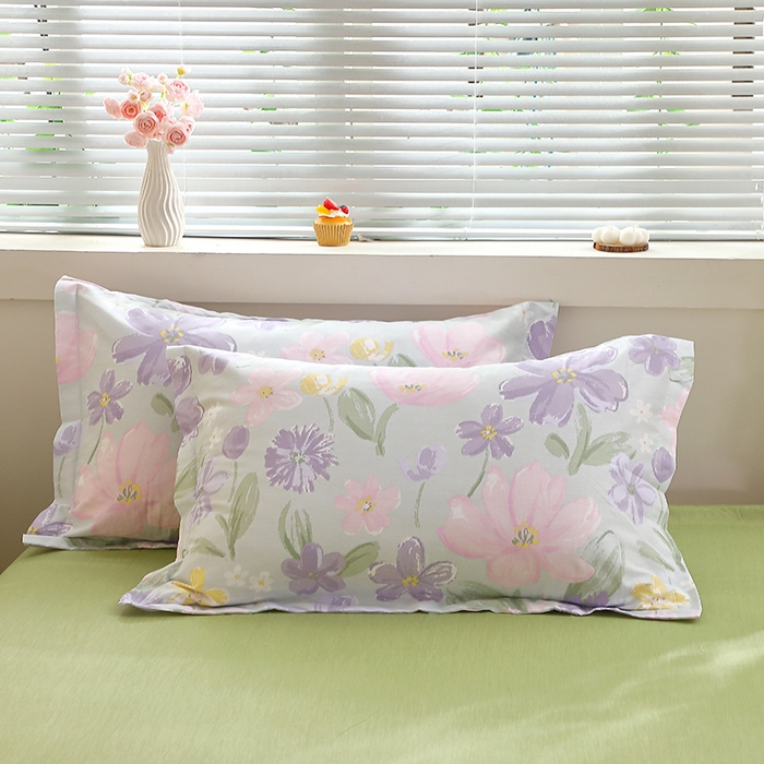 91家纺网 家纺一手货源 找家纺 （总）牧笛缘家纺 2025新款全棉12868单枕套